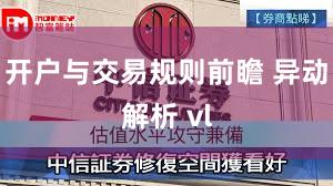 开户与交易规则前瞻 异动解析 vl