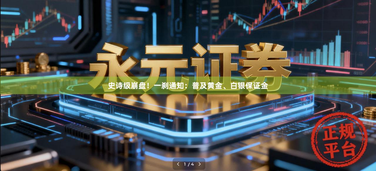 史诗级崩盘！一刹通知：普及黄金、白银保证金